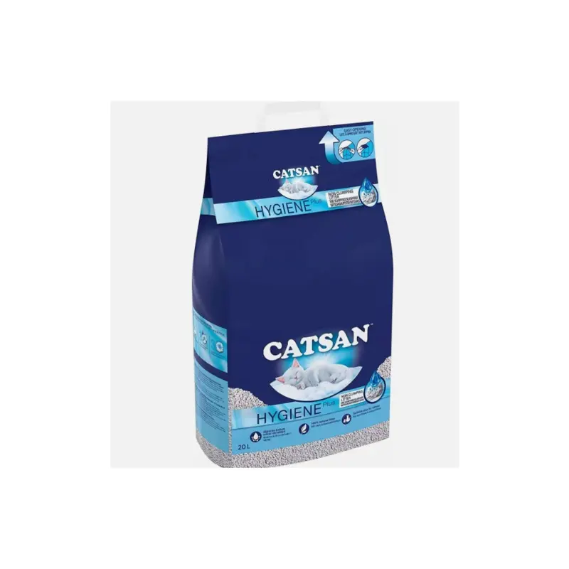 Catsan Hygiene Cat Litter Non-Clumping Absorbent Cat Litter 20Ltr