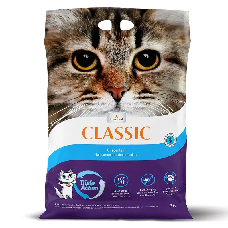 Extreme Classic Intersand Classic Unscented Cat Litter - 7Kg