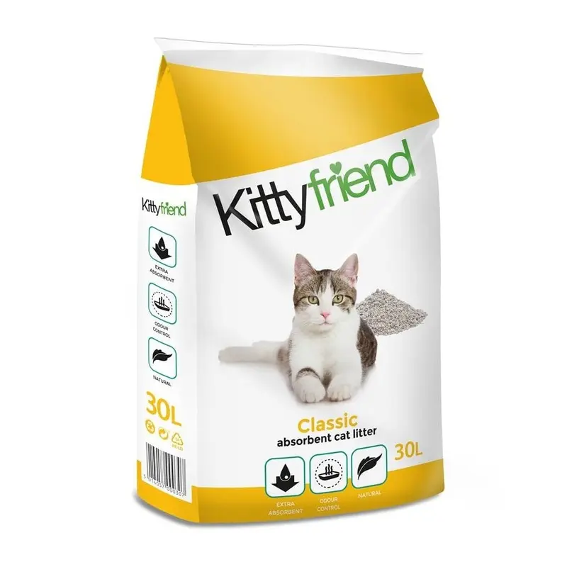 Kitty Friend Classic Non-Clumping Cat Litter - : 30L Large
