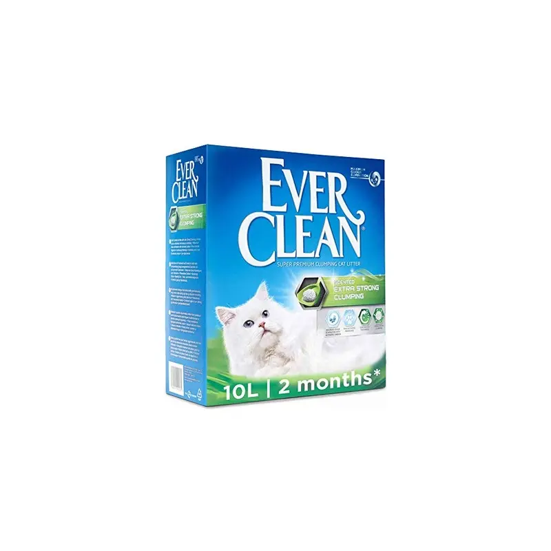 New Ever Clean Extra Strong Clumping Cat Litter, Litre, Scented Eevc004 Size 10
