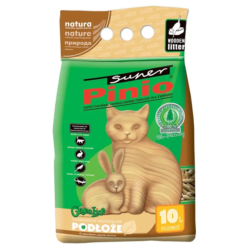 Benek Super Pinio Nature Cat Litter - 10L (Approx. 6Kg)
