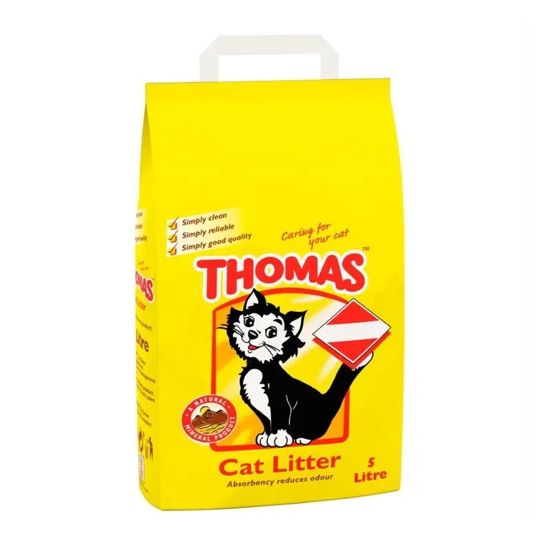 Cat Equipment & Cat Gifts & Gift For Cat Lovers Thomas Non-Clumping Cat Litter 5L Large
