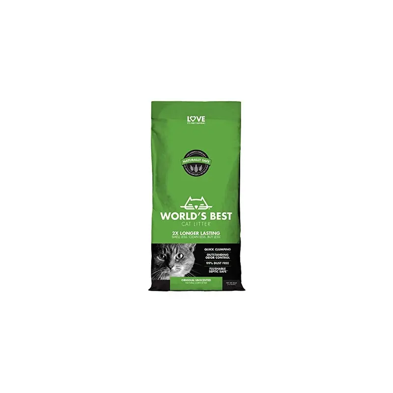 Worlds Best Cat Litter Original Unscented, 12.7 Kg (Pack Of 1) 28Lb