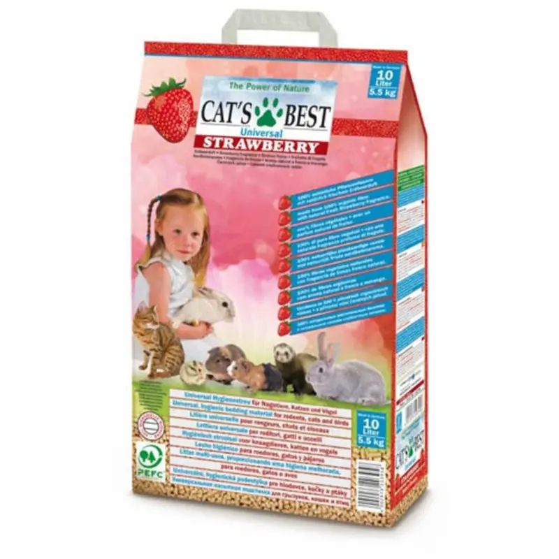 Cats Best Universal Strawberry Cat Litter - 10L Large