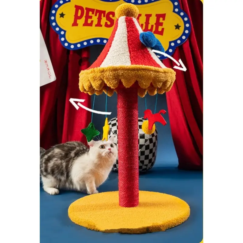 Petsville Carousel Cat Scratching Post
