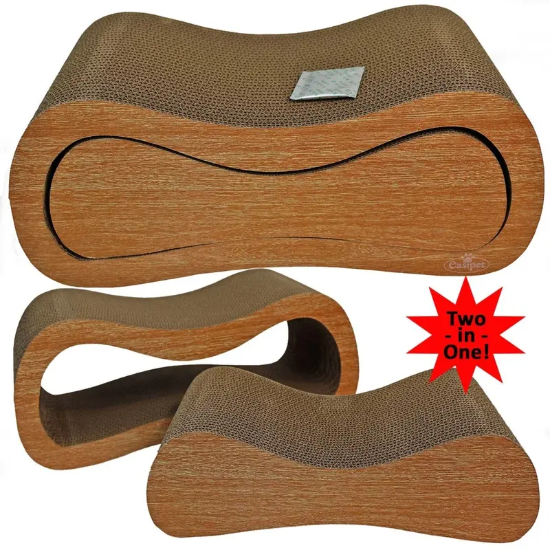 New Actiaspet 2-In-1 Cardboard Cat Scratcher Fed67972 Large