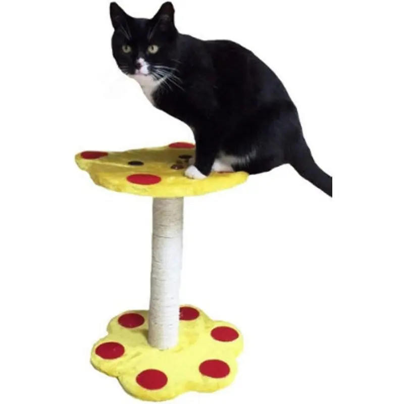 B&Q Cat Scratching Post With Platform Pole Scratch Tree Climbing Tower Scratcher