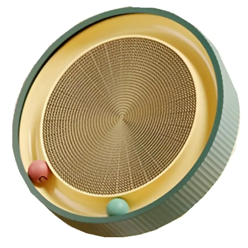 Cat Scratching Board Cat Bed Round Wear- Cat Toy C
