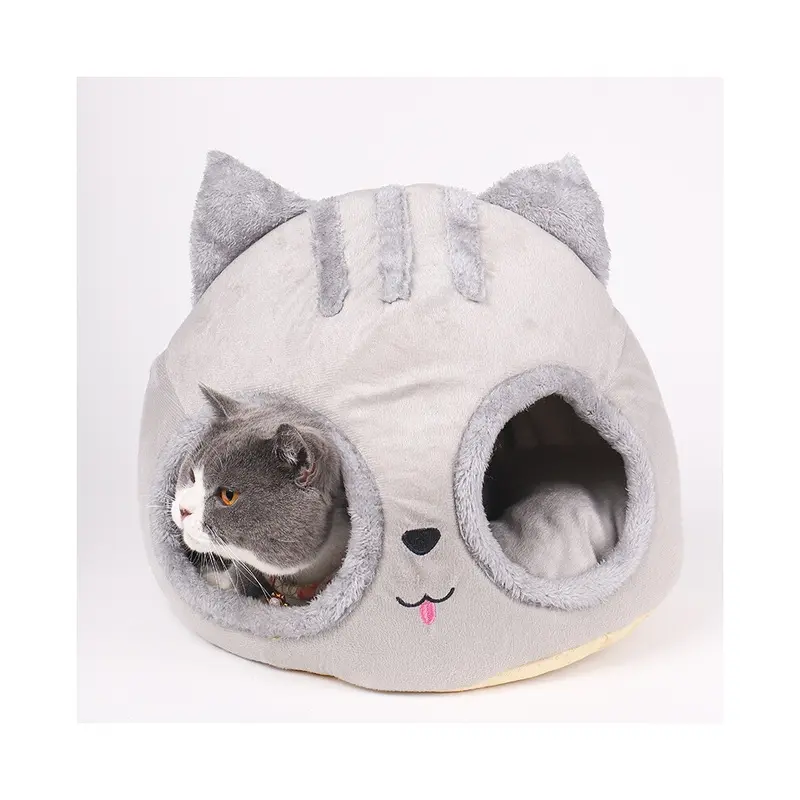 Supplies Pet Creative Cat Hole Semi Enclosed Thickened Warm Non Slip Comfortable