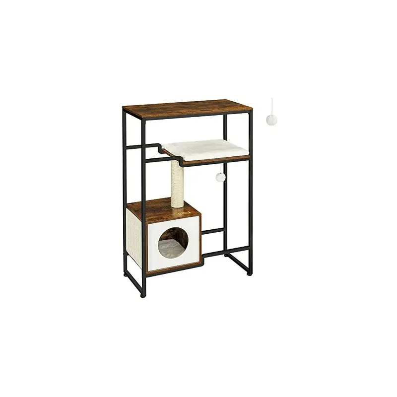 Pricenet Vintage Cat Tree With Sisal Trunks & Cuddly Cave