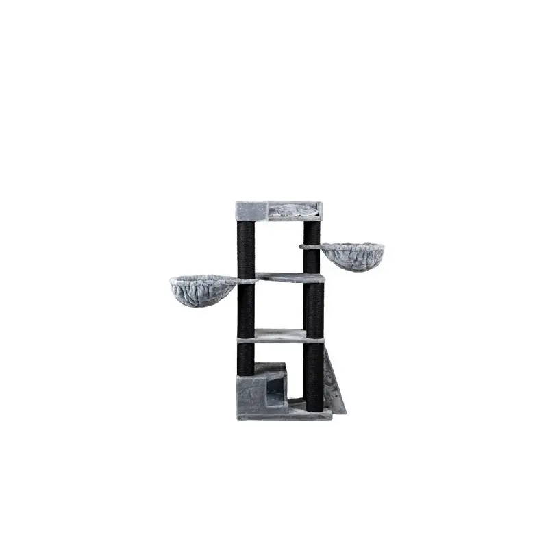 Rhr Quality Light/Grey Rhrquality Cat Tree Corner Coon Blackline Large