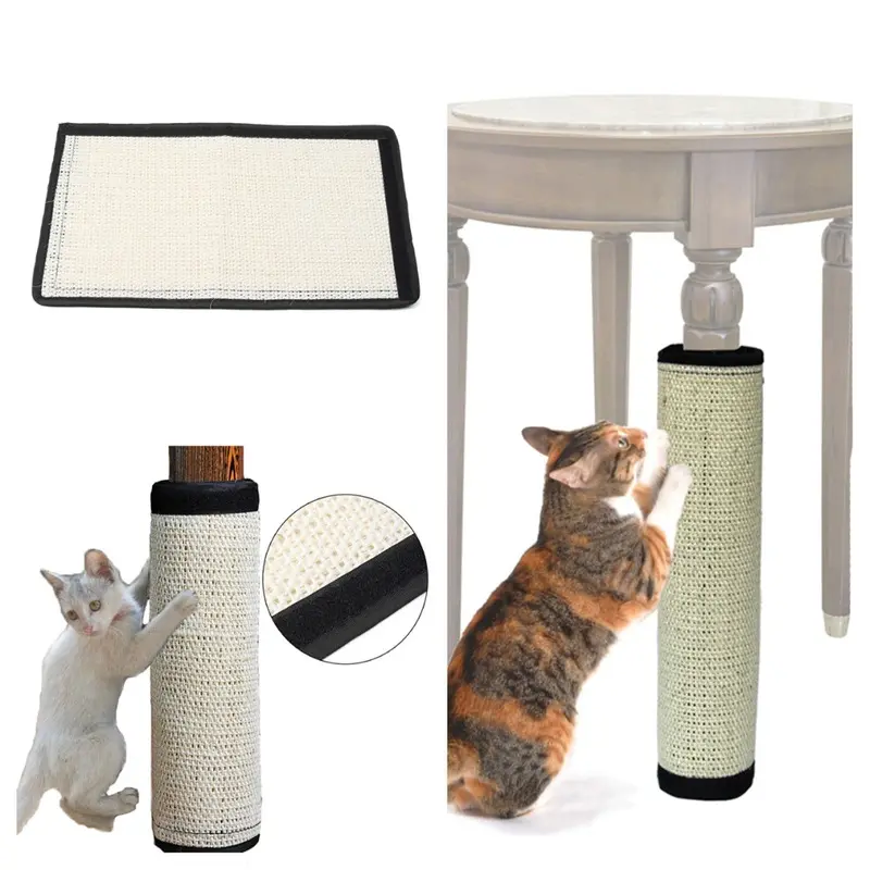 Cat Scratch Climbing Board Wall Corner Scratcher Mat Pad Interactive Toys