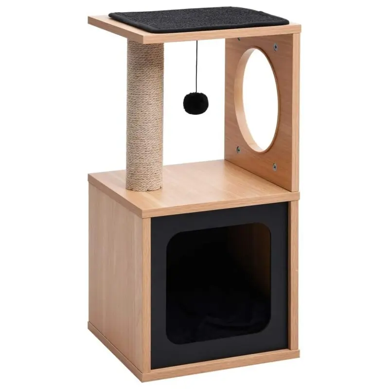 New Vidaxl Cat Tree With Sisal Scratching Mat Kitten Furniture Pet Supply 60Cm