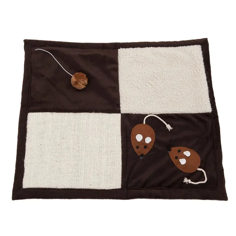 Zooplus Exclusive Patchwork Scratch Pad - 58 X 49 X 1 Cm (L X W X H)