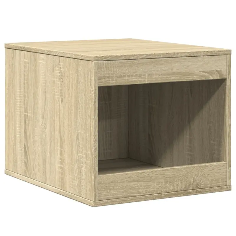 New Vidaxl (Sonoma Oak) Cat Litter Box Enclosure Cat House End Table Engineered Wood