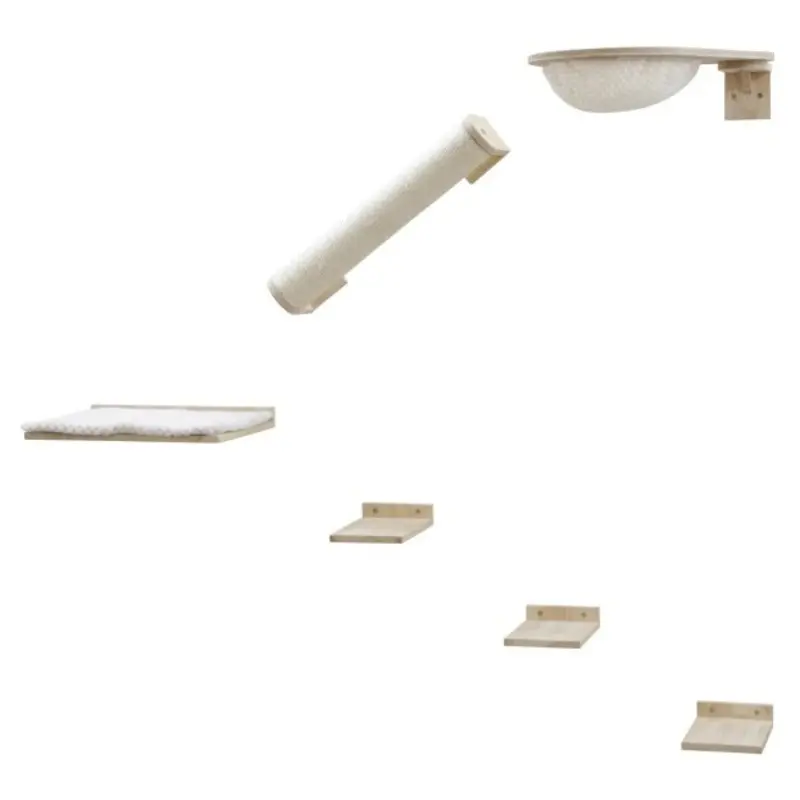 Kerbl Blanc Wall Mounted Cat Tree - Pieces Alps (X6) Size 6