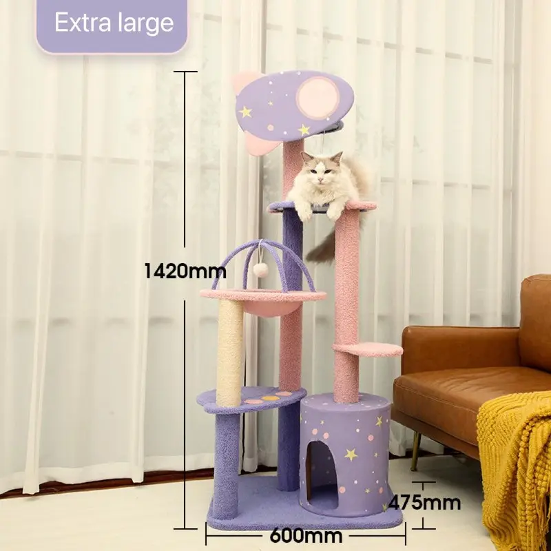 Martina 108-142Cm Planet Cat Tree Climbing Frame | : Extra Large