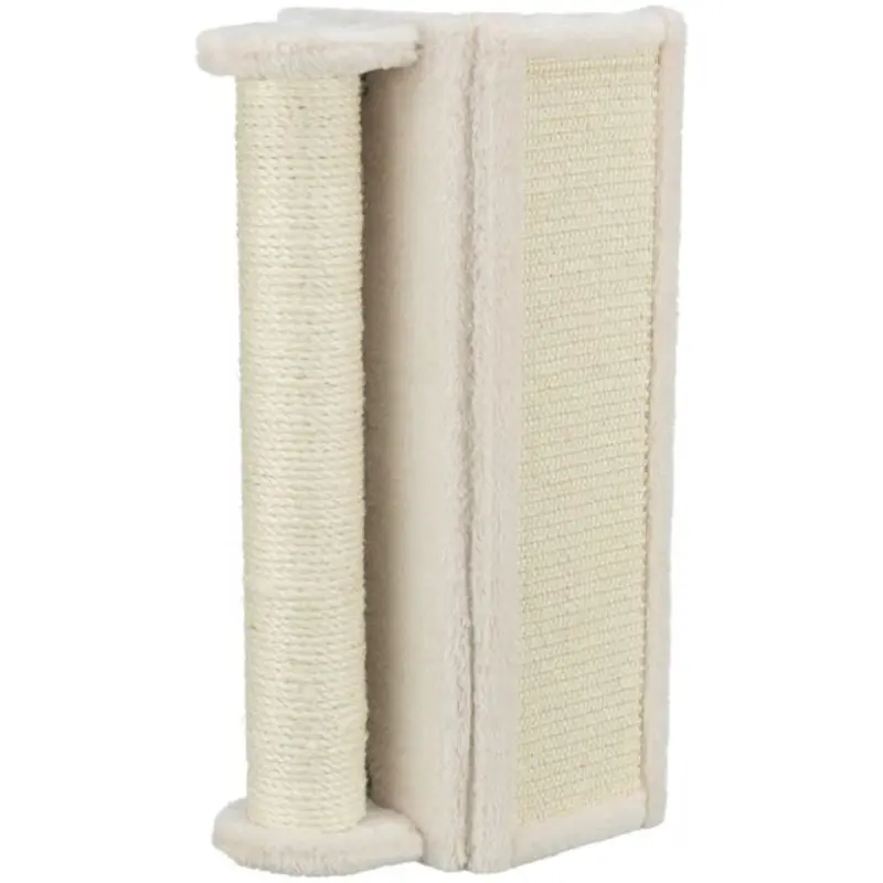 Trixie Cat Scratching Board For Corners With Post - 15X50x15cm Beige 7Cm
