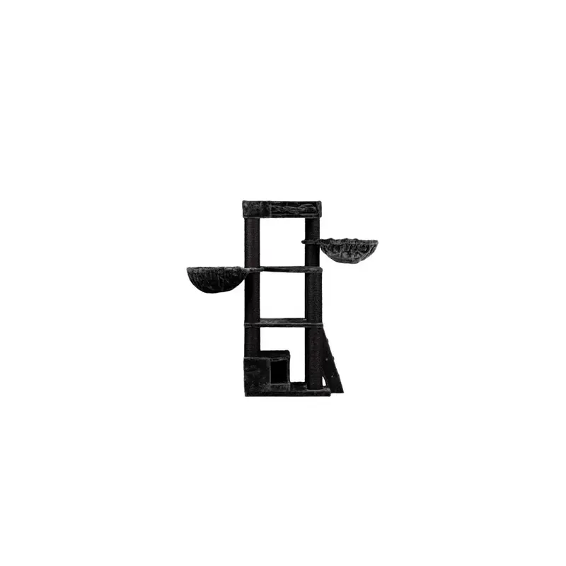 Rhr Quality Dark/Grey Rhrquality Cat Tree Corner Coon Blackline Large