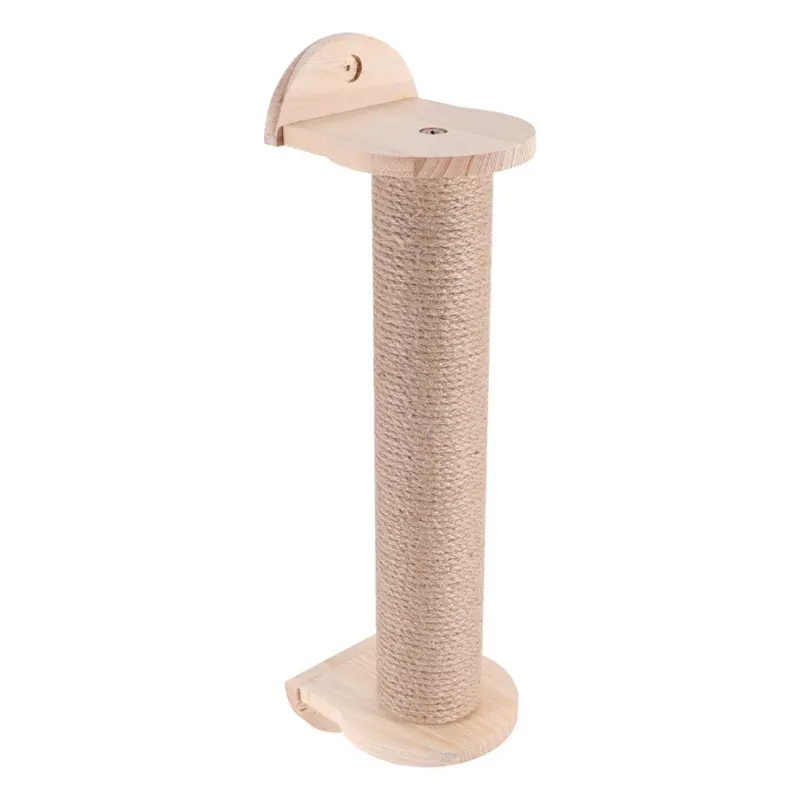 Exogio Wall-Mounted Cat Scratch Board Toy Sisal Furniture Grind Claws