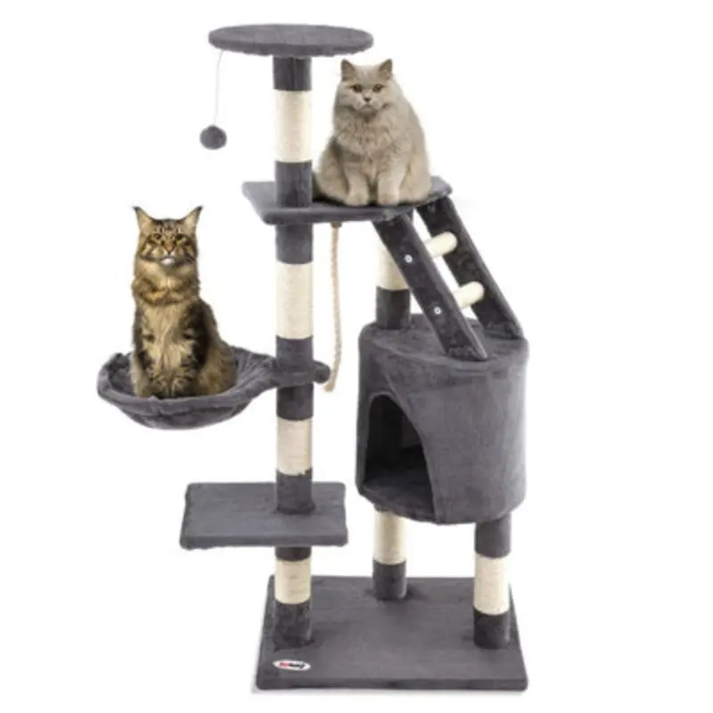 Petlicity Large Cat Tree Activity Centre - Grey