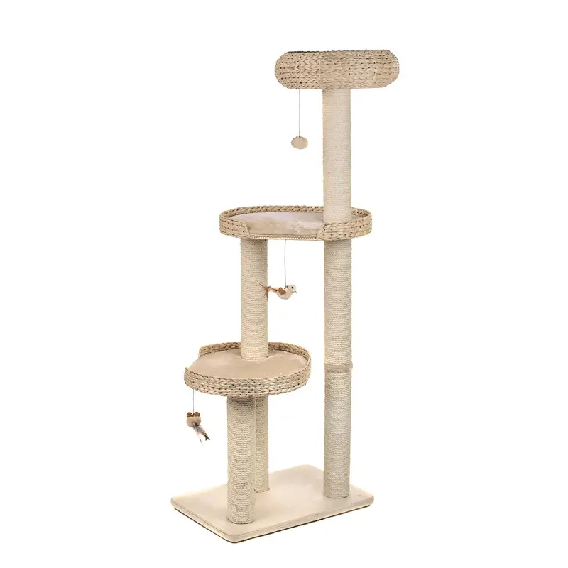 Zooplus Exclusive Natural Home Iii Cat Tree - Beige