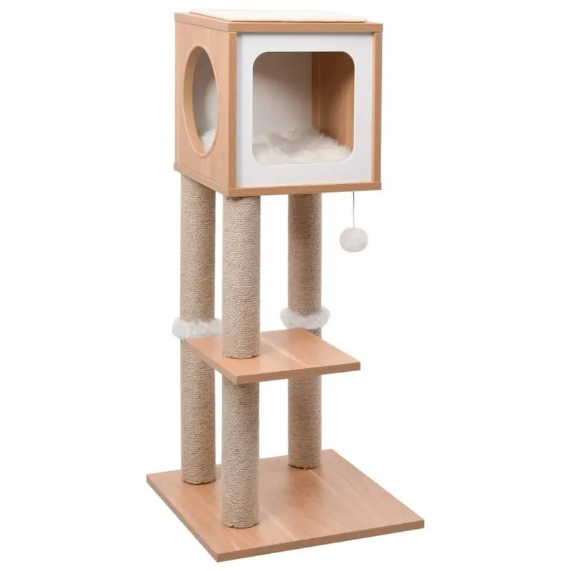 Vidaxl Cat Tree With Sisal Scratching Mat Kitten Furniture Pet Supply 90Cm