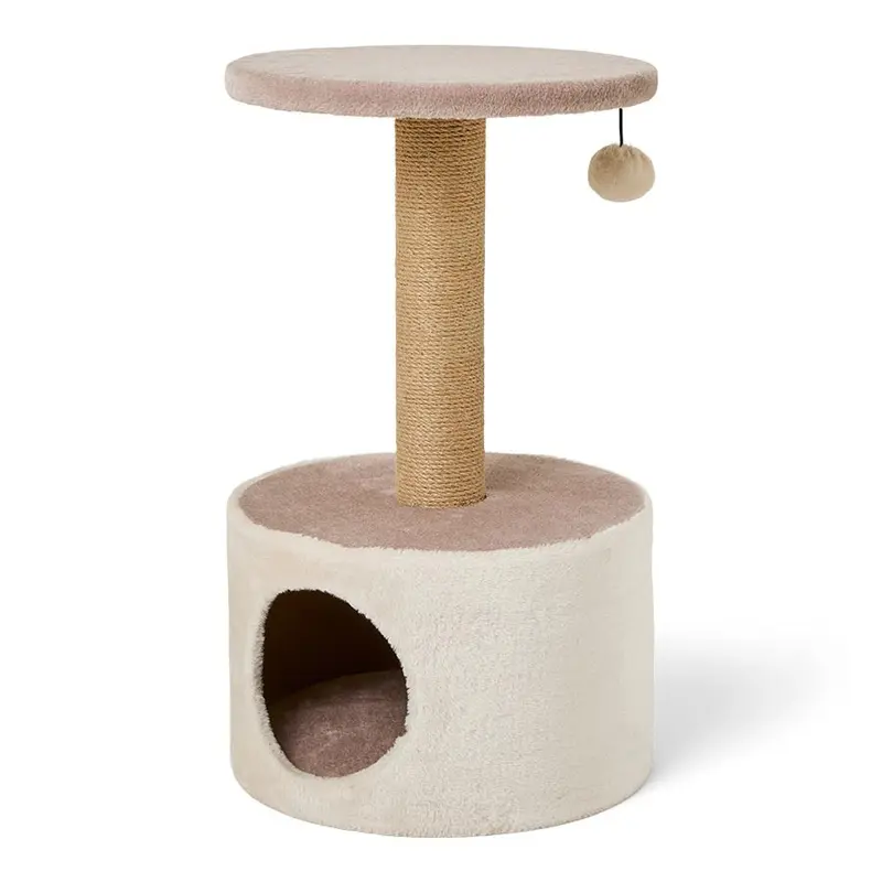 Pets At Home Pepper Scratch & Snooze Cat Hideaway Natural