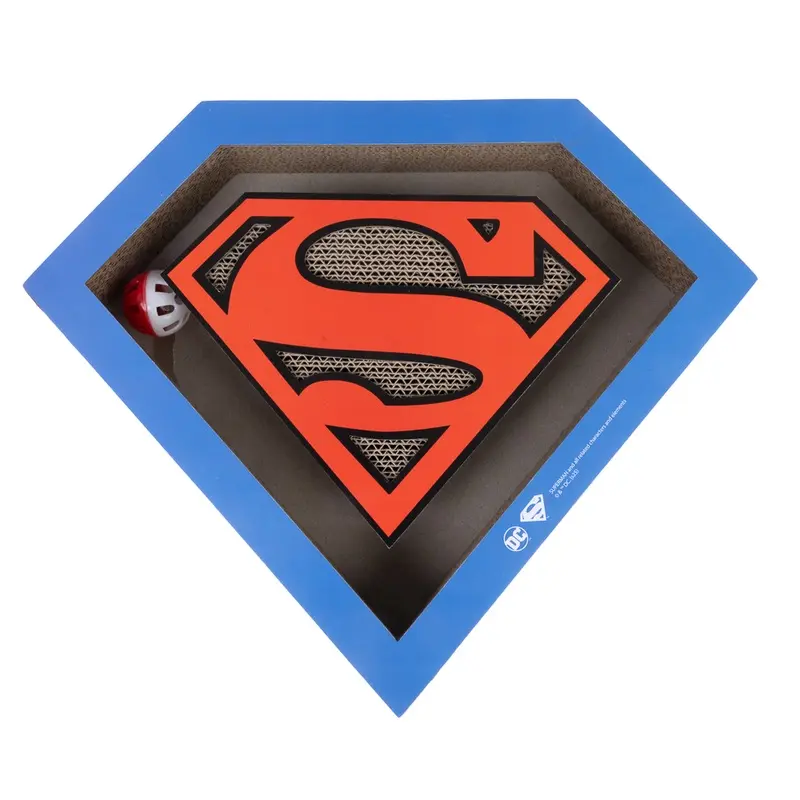 Warner Bros Dc Superman Scratching Board With Ball Track - 40 X 33.2 X 5Cm (L X W X H)
