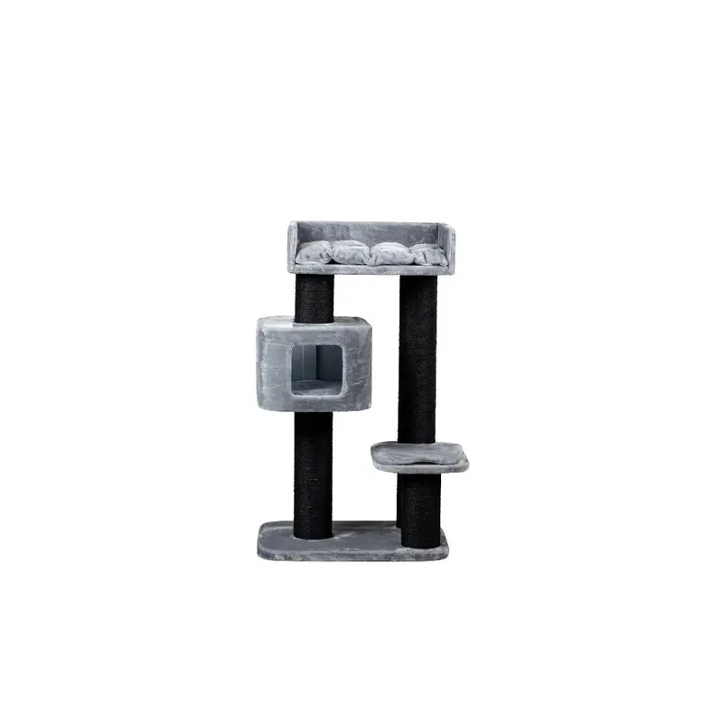 Rhr Quality Light/Grey Rhrquality Cat Tree Devon Rex Blackline Large