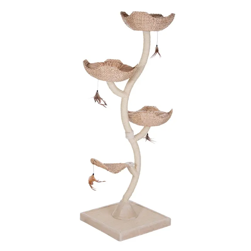 Zooplus Exclusive Cats Flower Xxl Cat Tree - Cream