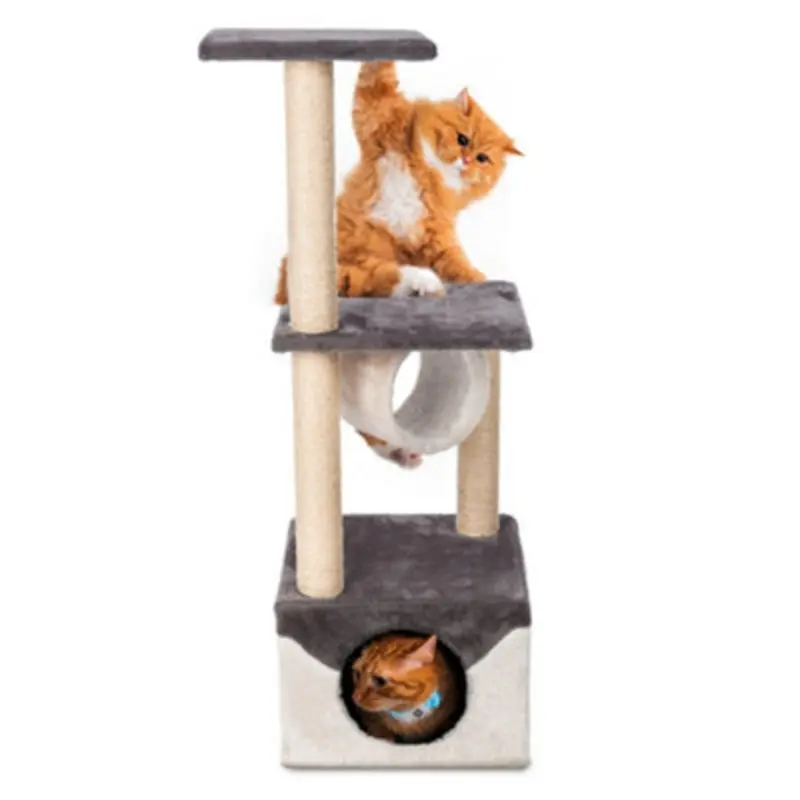 Petlicity Tier Cat Activity Tree And Scratching Post Size 3