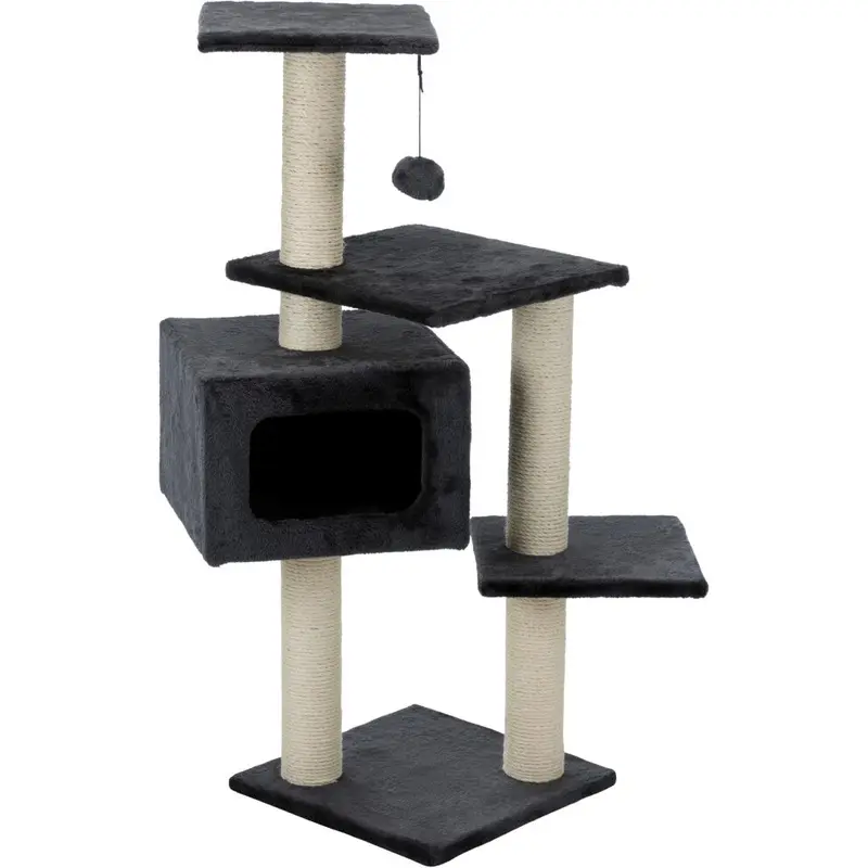 New Trixie Palamos Scratching Post 109 Cm Charcoal Grey 43787