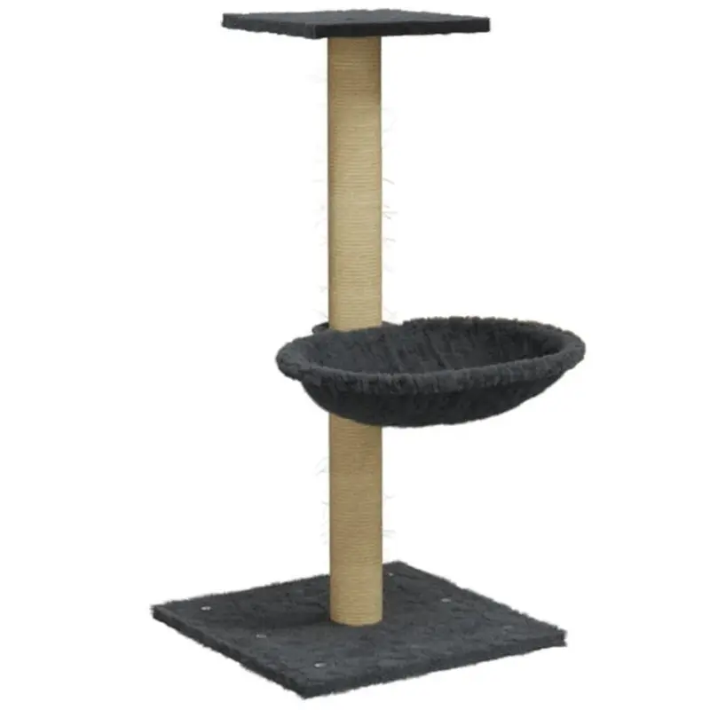 Vidaxl Grey (Drak ) Cat Tree With Sisal Scratching Post Cat Scratch Tower Multi Colours