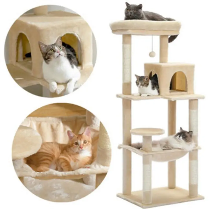 Tutumi Cat Tree P70371 49X5,4X140cm Beige