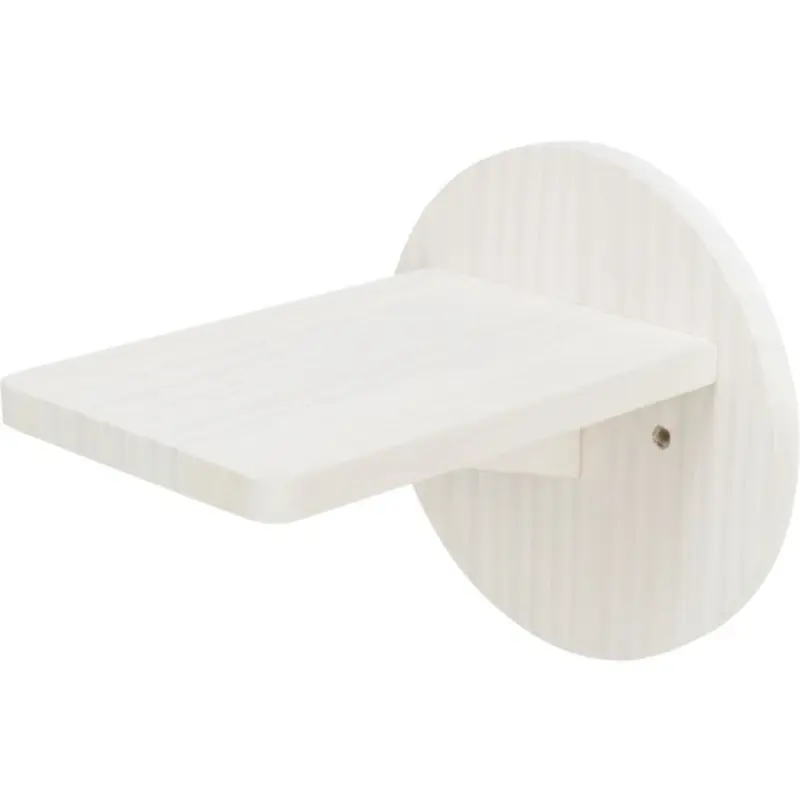 Trixie Climbing Cat Step For Wall Pine Wood - 19X22cm White Large