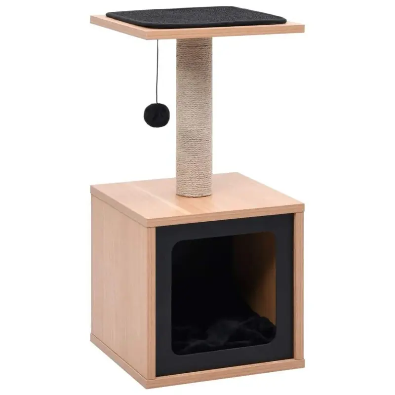 Vidaxl Cat Tree With Sisal Scratching Mat Kitten Furniture Pet Supply House