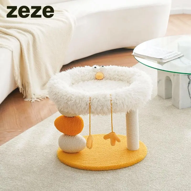 Zeze Chick Bed Platform & Scratching Post