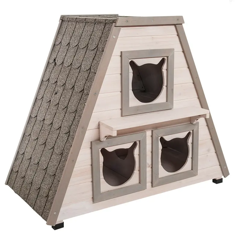 Zooplus Exclusive Madeira Cat House - 90 X 50 X 75Cm (L X W X H)