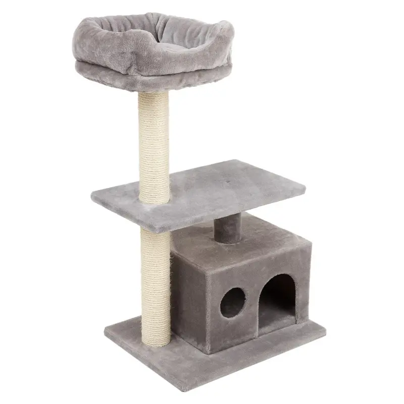 Zooplus Exclusive La Digue I Cat Tree - Light Grey