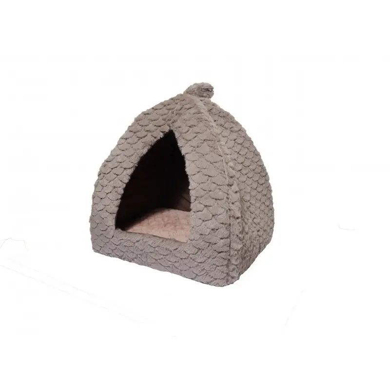 Rosewood Winks Cat Pyramid And Fleece - X 40Cm Grey/Pink Size 40