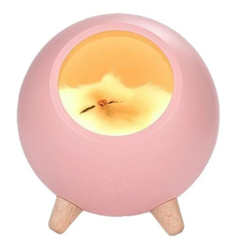 Markenlos Light Cute Little Pet Cat House Night Kitten Bed With Sleeping Size 1
