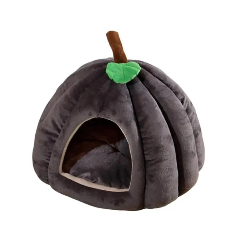 Sin Marca Dark/Gray Cat Cave Bed,Cat Tent With Removable Cushion Small