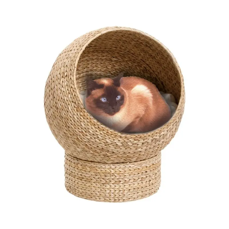 Karlie Banana Leaf De Luxe Sleeping Cave Cat Den