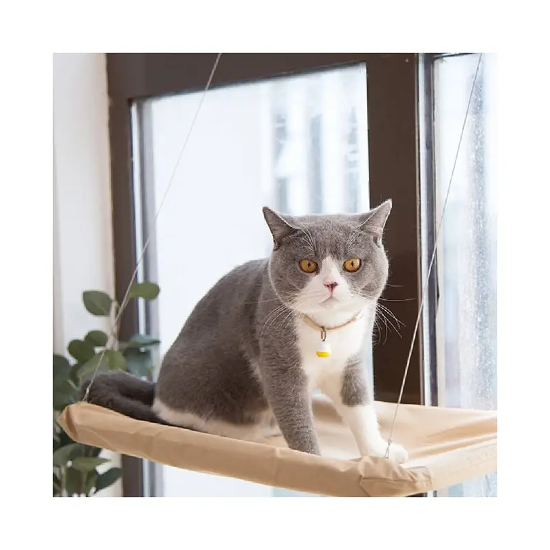 s Pet Cat Hammock Singlelayer Suction Cup Hanging Window All Season