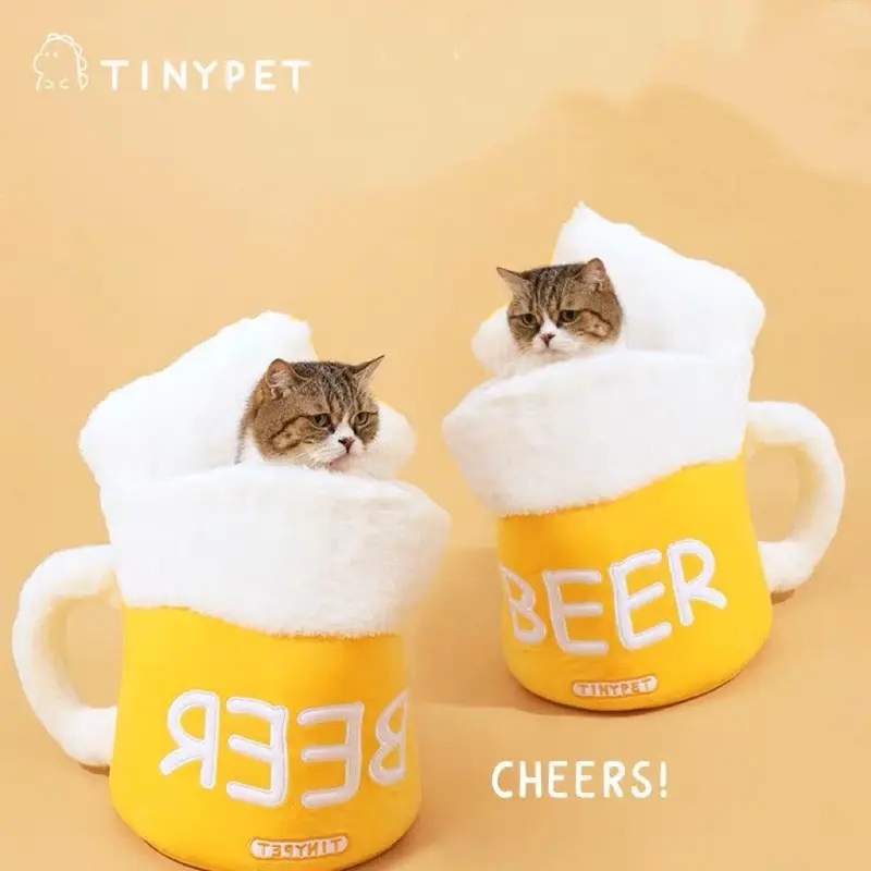 Tinypet Beer Shape Pet Bed Small