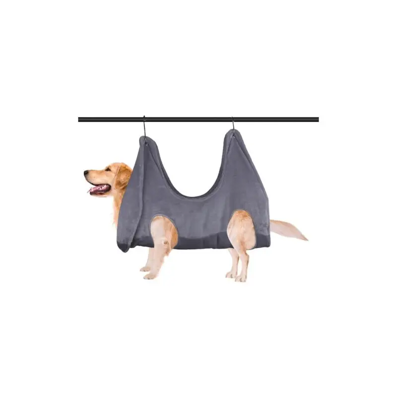 Geni-Store Gray (, M) Pet Grooming Hammock Helper
