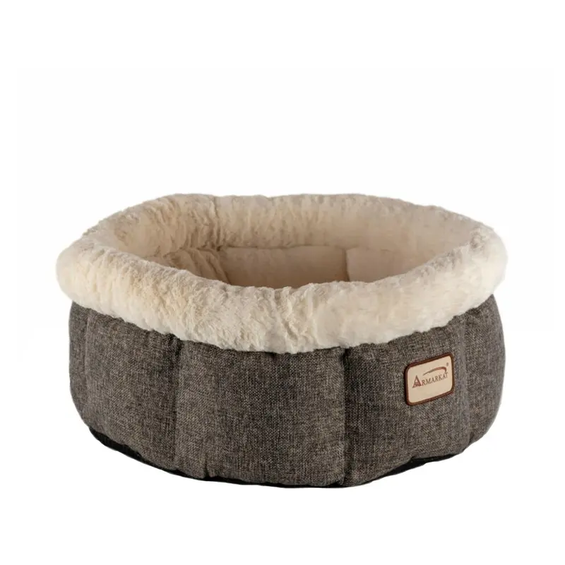 Armarkat Beige/Gray Cozy Cat Bed In And C105hhs/Mb