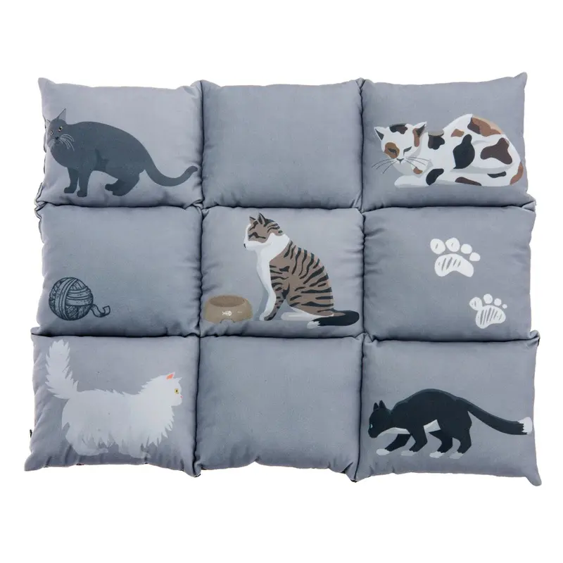 Zooplus Exclusive Cat Cushion Medley - L 55 X W 45 X H 6 Cm