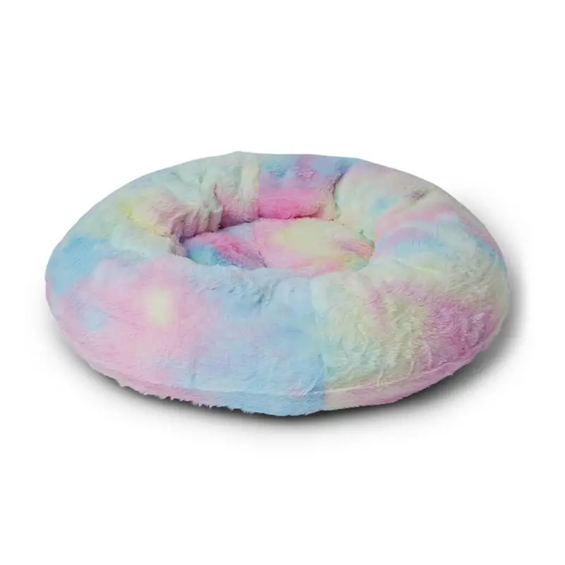 Pets At Home Kitten Rainbow Donut Bed